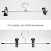 Image of 15x Metal Clip Hangers Trouser Skirt Coat Pants Bulk Clothes Clothing Coathanger