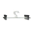 Image of 15x Metal Clip Hangers Trouser Skirt Coat Pants Bulk Clothes Clothing Coathanger