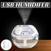 Image of USB Air Humidifier Ultrasonic LED Crystal Nightlights Mist Diffuser Purifier