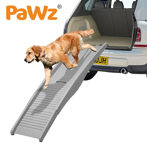 PaWz Dog Ramp For Car Suv Travel Stair Step Foldable Portable Lightweight Ladder