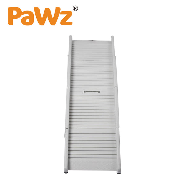 PaWz Dog Ramp For Car Suv Travel Stair Step Foldable Portable Lightweight Ladder