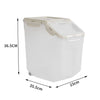 Image of Pet Food Container Dog Cat Feeding Feeder Storage Box With Wheel 10L