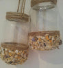 Image of Hanging Mason Jars, Shell, Twine, Candle Holders