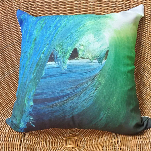 Go-Pro Sawtell Headland /beach printed Cushion by Coastal Cushions
