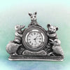 Image of Aussie Bunch Australian Souvenir Clock, Australian Made Pewter Gift, Australian Seller, Australian Art