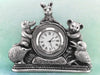 Image of Aussie Bunch Australian Souvenir Clock, Australian Made Pewter Gift, Australian Seller, Australian Art
