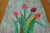Image of Handmade fiber art/quilting/--tulips-customized products