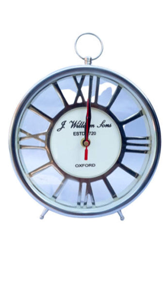 Beautiful Roman Number Aluminum Round Clock with Roman Numerals 13 cm Dia ZASJ-209 NEW