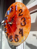 Image of Custom made Resin clock with own choice of colours and quality mechanism