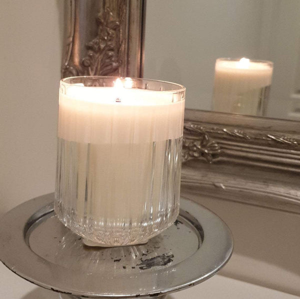 NOVASCENT Riedel Crystal glass Soy Wax Candle | Handmade in Australia Natural | Gift boxed | Gift | Mothers day | Birthday | Scented | 230g