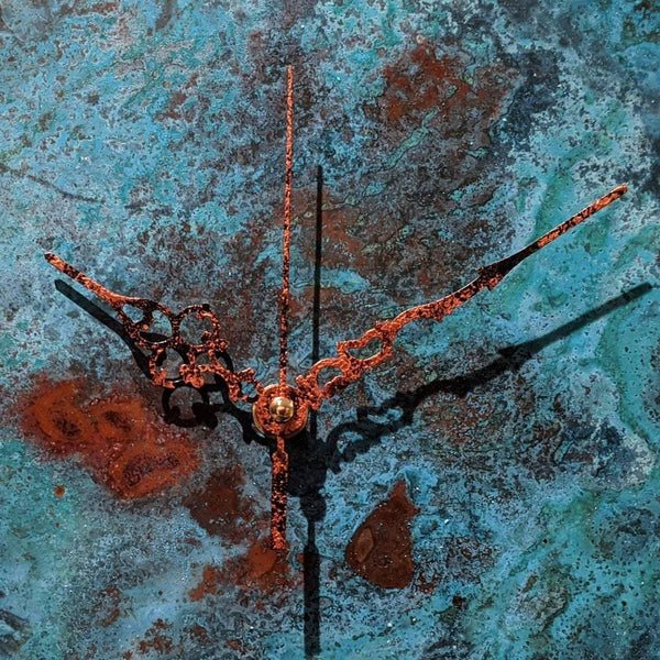 Blue Copper Clock