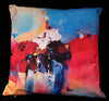 Image of Set of four Abstract Cushion/Pillow Covers (from original oil paintings) Exclusive to Decor Dreams Art Gallery Hahndorf