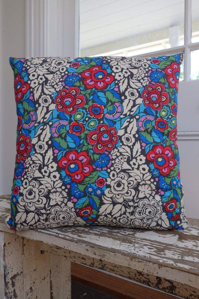 Amy Butler Hapi Trapeze design Charcoal Cushion Cover/pillow 45cm