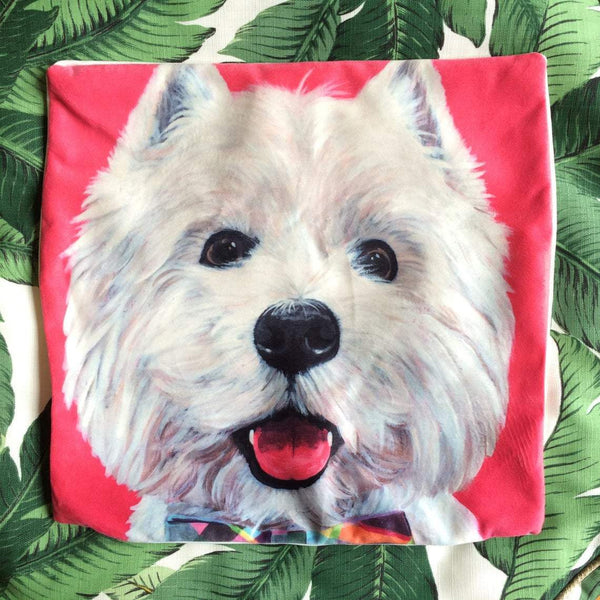 Westie Cushion/Pillow Cover FREE SHIPPING