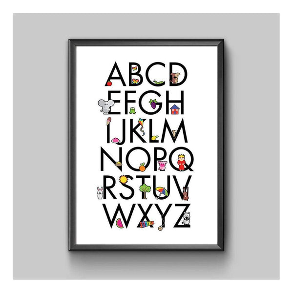 Children's Alphabet Poster No. 1
