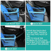 Image of BLUE PaWz Pet Car Booster Seat Puppy Cat Dog Auto Carrier Travel Protector Safety