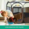 Image of PaWz Poratble Foldable 8 Panel Pet Playpen Puppy Dog Cat Play Pens Cage Tent