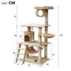 Image of PaWz 0.8-2.1M Cat Scratching Perch Post Tree Gym House Condo Furniture Scratcher