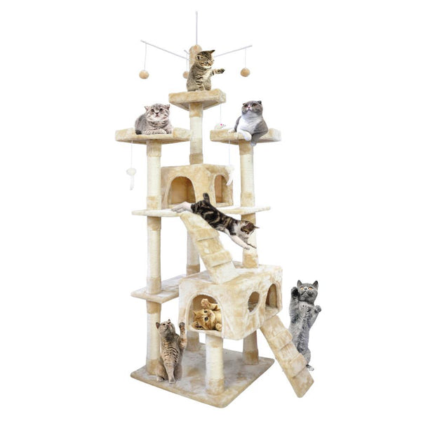 PaWz 2.1M Cat Scratching Post Tree Gym House Condo Furniture Scratcher Tower