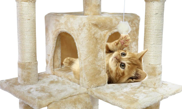 PaWz 2.1M Cat Scratching Post Tree Gym House Condo Furniture Scratcher Tower