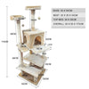 Image of PaWz 1.98M Cat Scratching Post Tree Gym House Condo Furniture Scratcher Tower