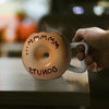 Image of Coffee Cup Vivid Donuts Milk Cup Ceramic Lovers Mug Cute Birthday Gift Chocolate