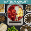 Image of 36cm Stainless Steel Twin Mandarin Duck Hot Pot Induction Cookware With Lid