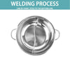 Image of 36cm Stainless Steel Twin Mandarin Duck Hot Pot Induction Cookware With Lid