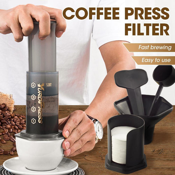 Coffee & Expresso Maker Kit with 350 Filters - 100% Genuine