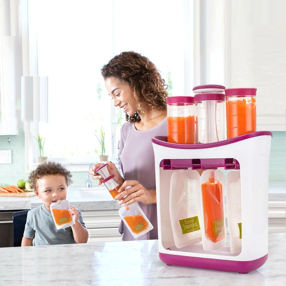 Baby food clearance squeeze station