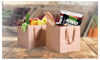Image of 50x Brown Paper Bag Kraft Eco Recyclable Gift Carry Shopping Retail Bags Handles