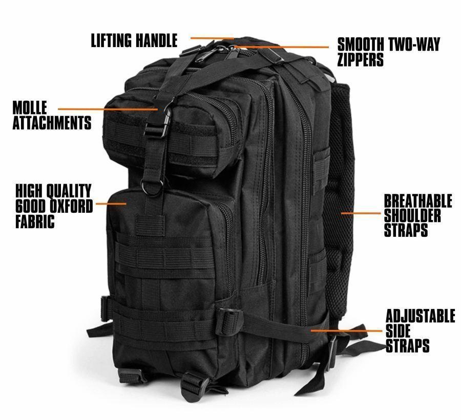 Military Bag - Waterproof Trekking Backpack