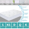 Image of DreamZ Fitted Waterproof Mattress Protector with Bamboo Fibre Cover King Single