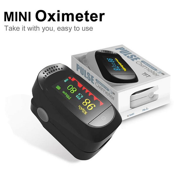 Portable Oximeter Oxygen Monitor with a lanyard - Two Colors Available
