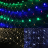 Image of 96LED Fairy String Lights Net Mesh Curtain Xmas Wedding Party D?cor Warm White