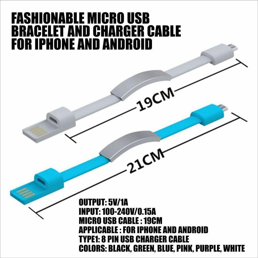 Phone Accessories - Fashionable Micro USB Charging Cable For IPhone And Android!