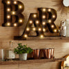 Image of LED Metal Letter Lights Free Standing Hanging Marquee Event Party D?cor Letter E