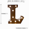 Image of LED Metal Letter Lights Free Standing Hanging Marquee Event Party D?cor Letter L