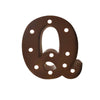 Image of LED Metal Letter Lights Free Standing Hanging Marquee Event Party D?cor Letter Q