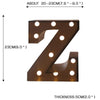 Image of LED Metal Letter Lights Free Standing Hanging Marquee Event Party D?cor Letter Z