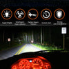 Image of 4 Side Cree 160W 16000LM LED Car Headlight H4 High Low Beam Replace Xenon HID