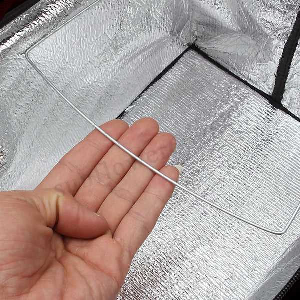 Folding Picnic Basket Bag Travel Storage Insulated Cooler Shopping Bag Lunch Bag