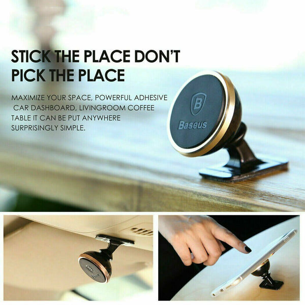 Baseus Car Holder Mount Universal Magnetic Ball Magnet GPS Mobile Smart Phone