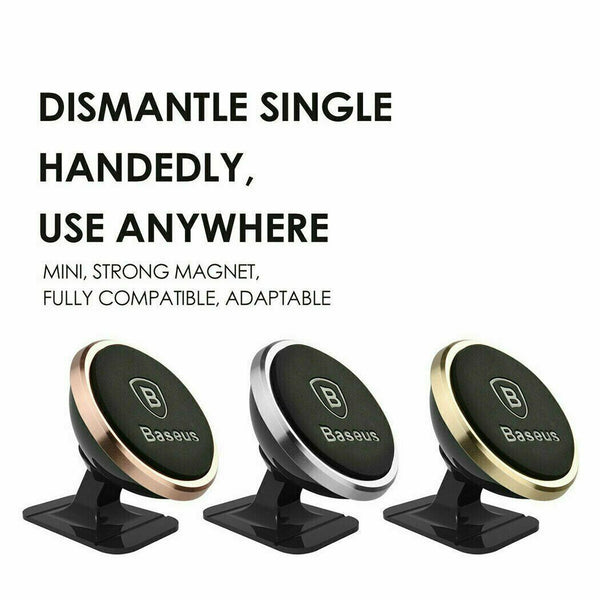 Baseus Car Holder Mount Universal Magnetic Ball Magnet GPS Mobile Smart Phone
