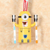 Image of Toothbrush Holder Minions Auto Toothpaste Squeezer Dispenser Kids Despicable Me