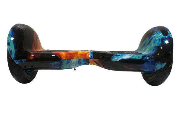 Self Balancing Scooter Electric Hoverboard 10 inch – Fire & Ice Style + LED lights [Free Carry Bag & Bluetooth]
