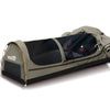 Image of Mountview Camping Swags Canvas Free Standing Swag Dome Tents Kings Double Grey